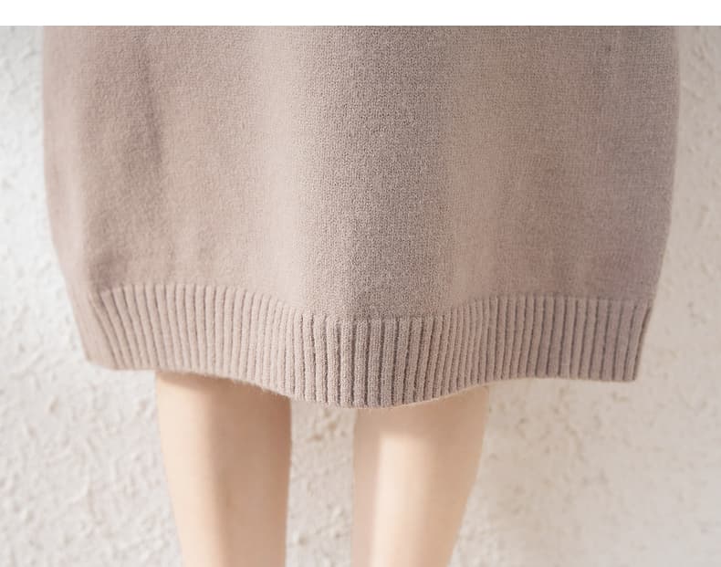 ニットベスト 上質ロングニットベスト