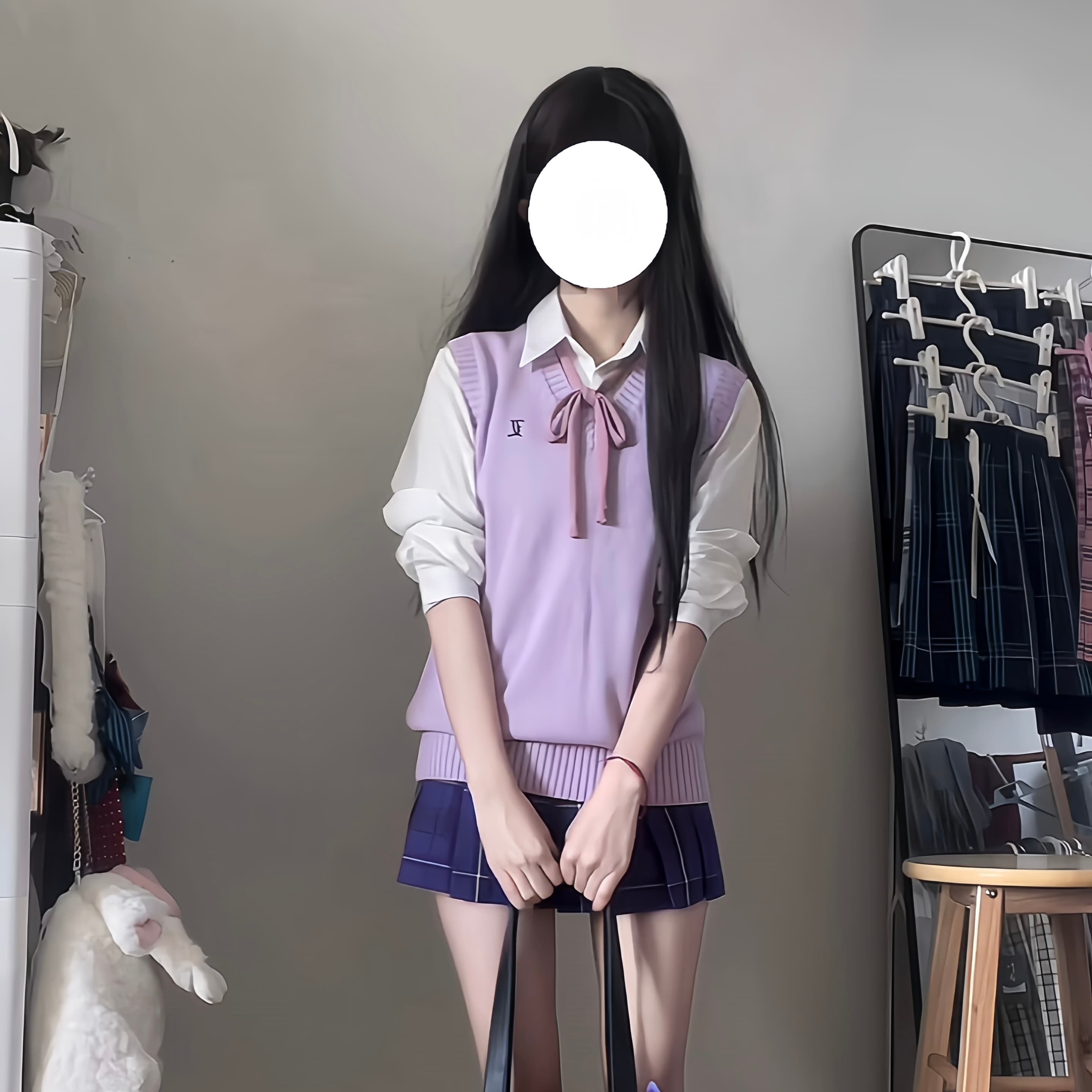 ニットベスト スクール制服の定番ニットベスト