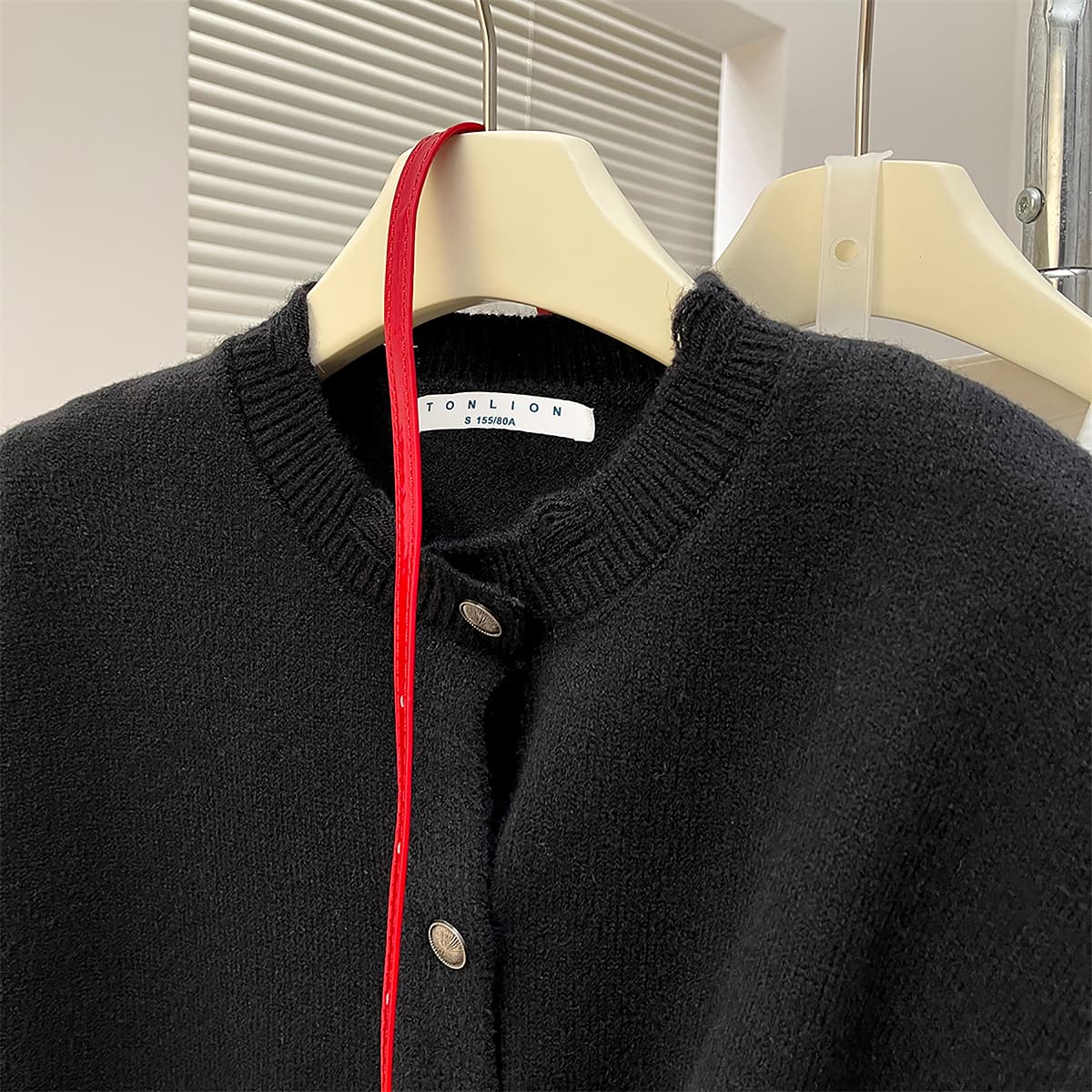 ニットベスト フリンジデザイン半袖ニットベスト