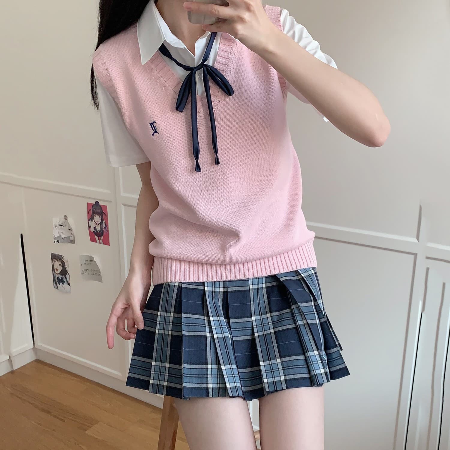 ニットベスト スクール制服の定番ニットベスト