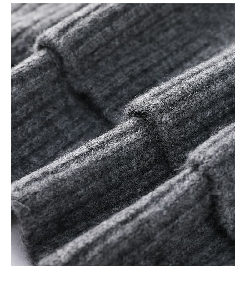 ニットベスト シンプル深Vネックベスト