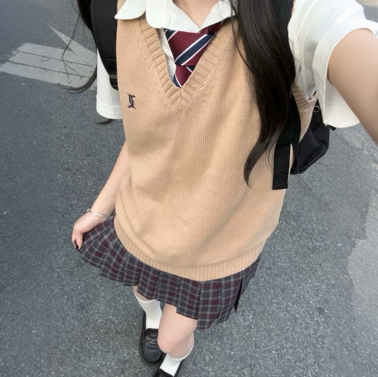 ニットベスト スクール制服の定番ニットベスト